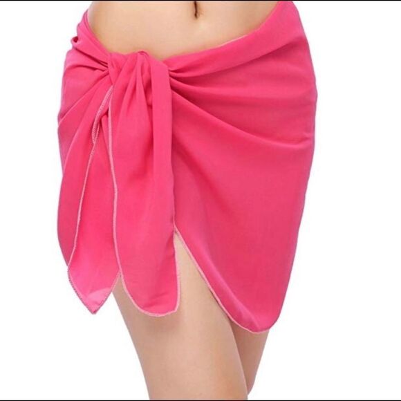 Wrap Beach Swimwear Short/Knee Length/Long Cover Up Pareo Swimsuit Wrap - Picture 1 of 7